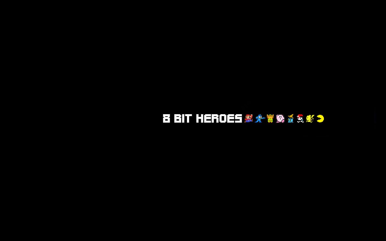 Bit Video Game Heroes Wallpaperx800
