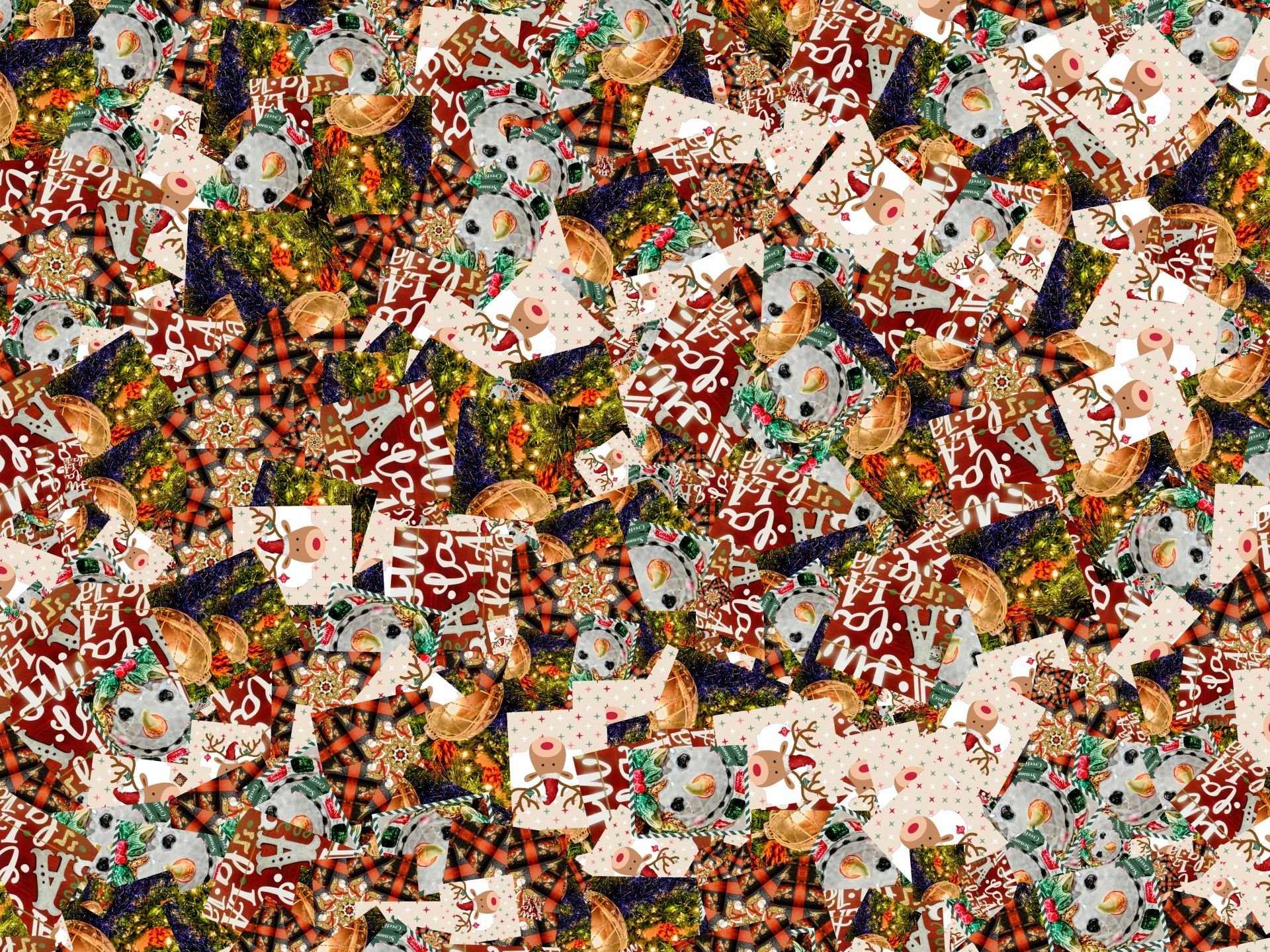 Christmas Collage Free Domain Picture