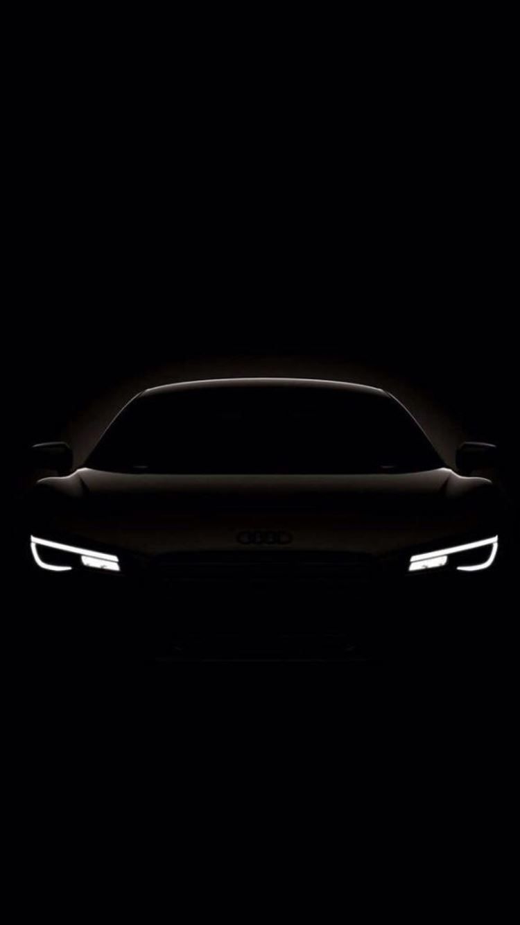 Dark Shiny Concept Car iPhone 8 Wallpaper Free Download