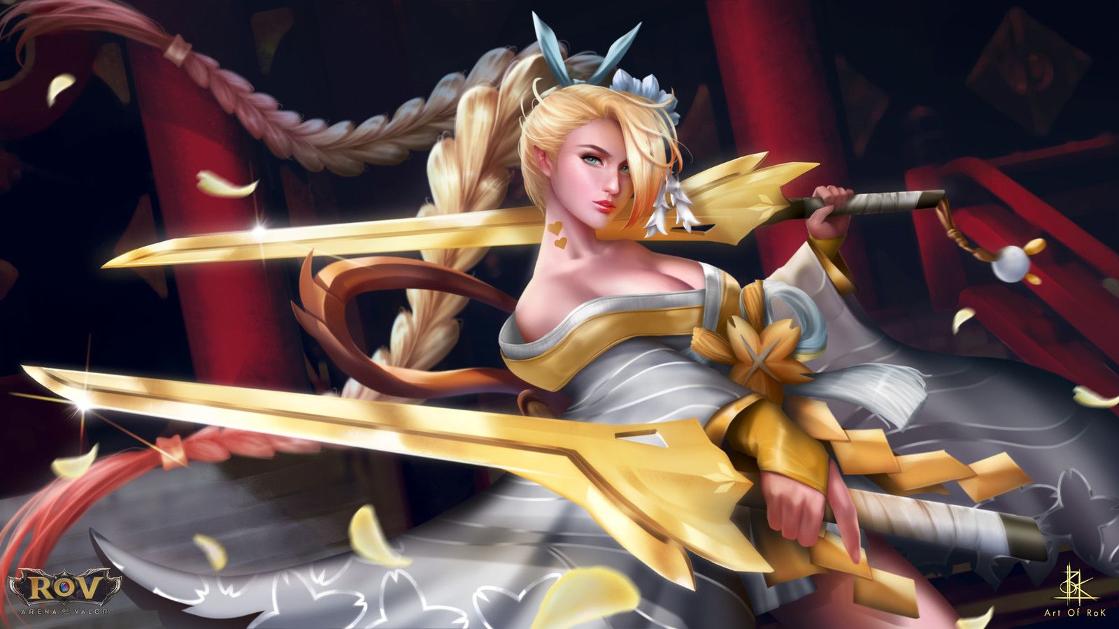 Airi New Skin: Sakura Fubuki Gold Edition by ART OF ROK, Natcharat Duangkaew