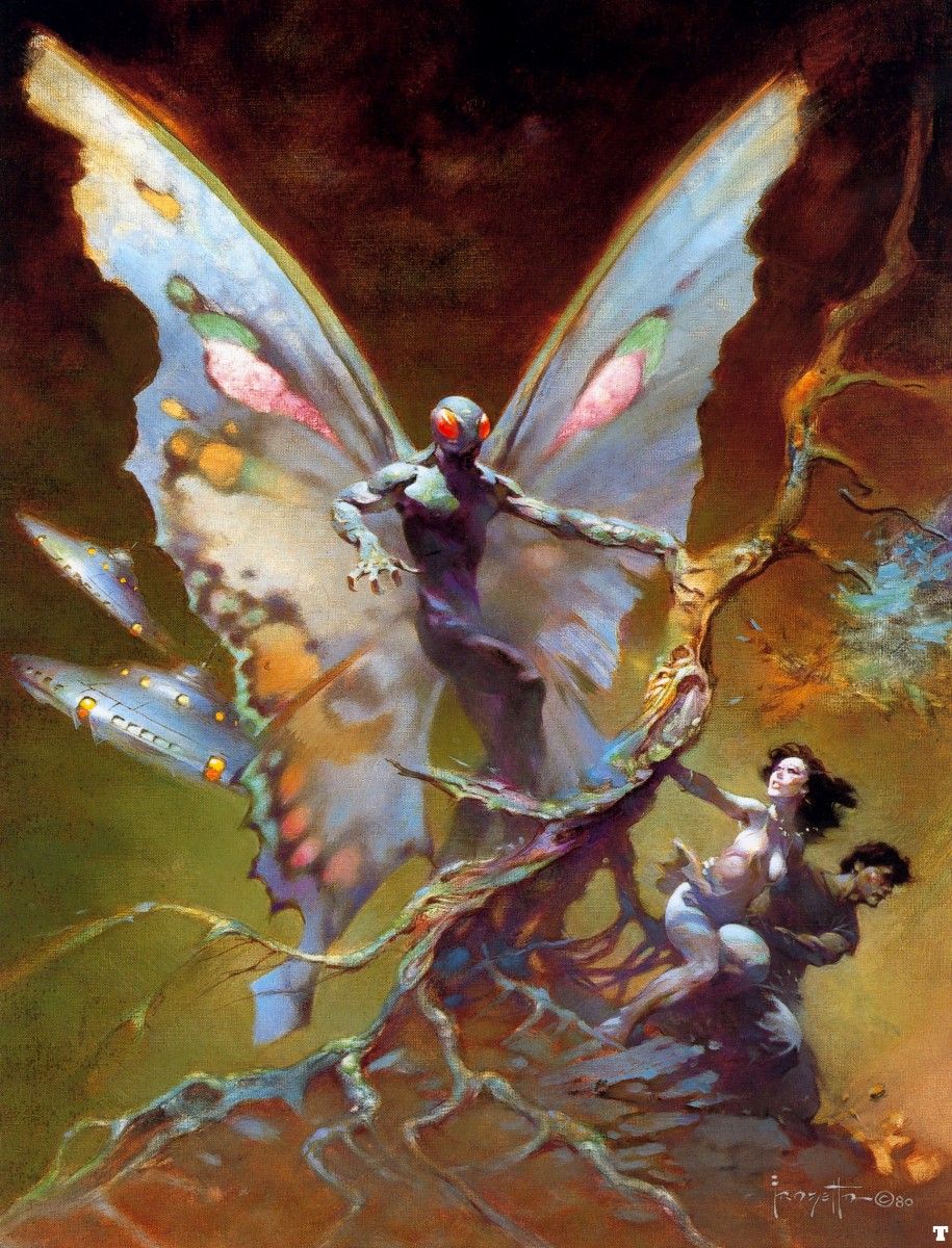 frank frazetta mothman «Fantasy art series «Fantasy «Anime wallpaper