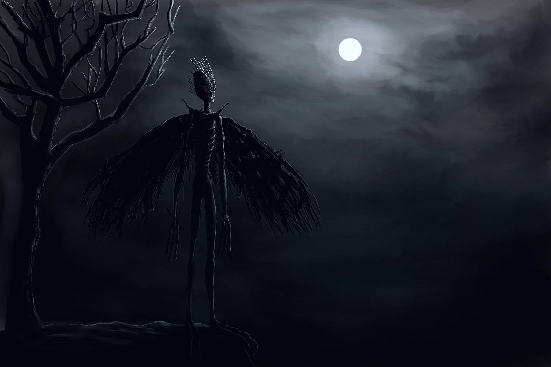 Mothman Wallpapers - Wallpaper Cave