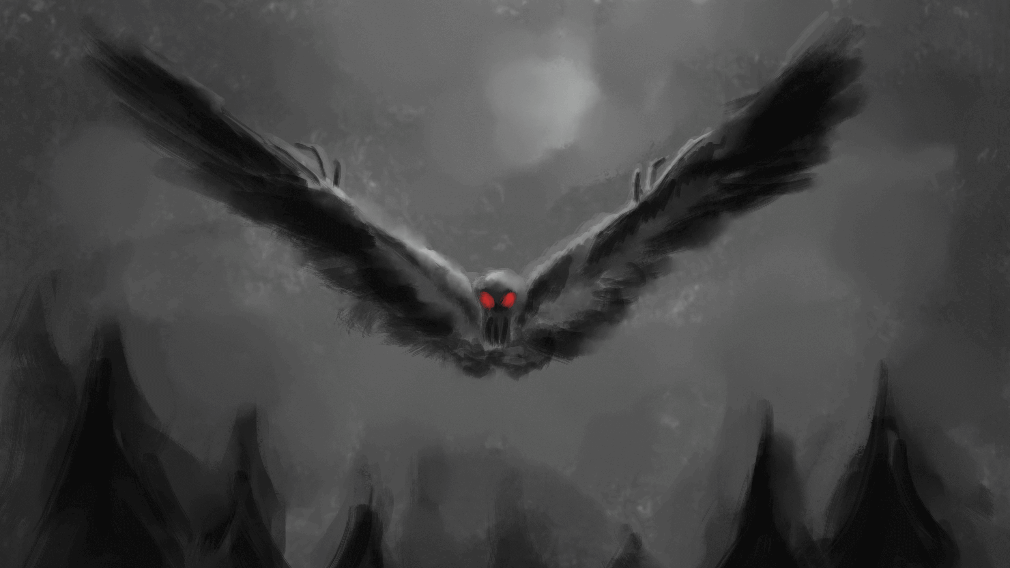 Mothman Wallpapers - Wallpaper Cave