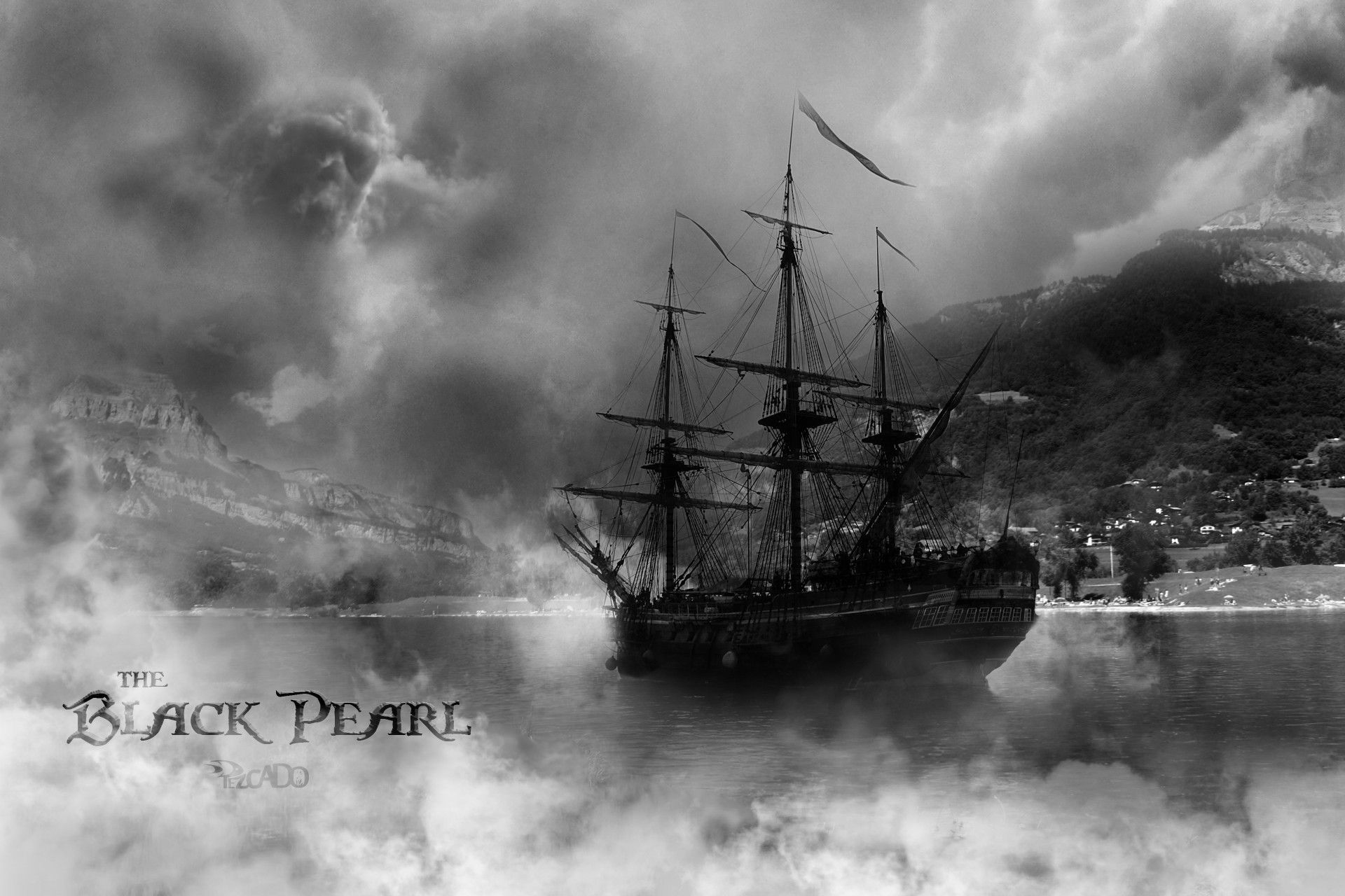 The Black Pearl Wallpaper