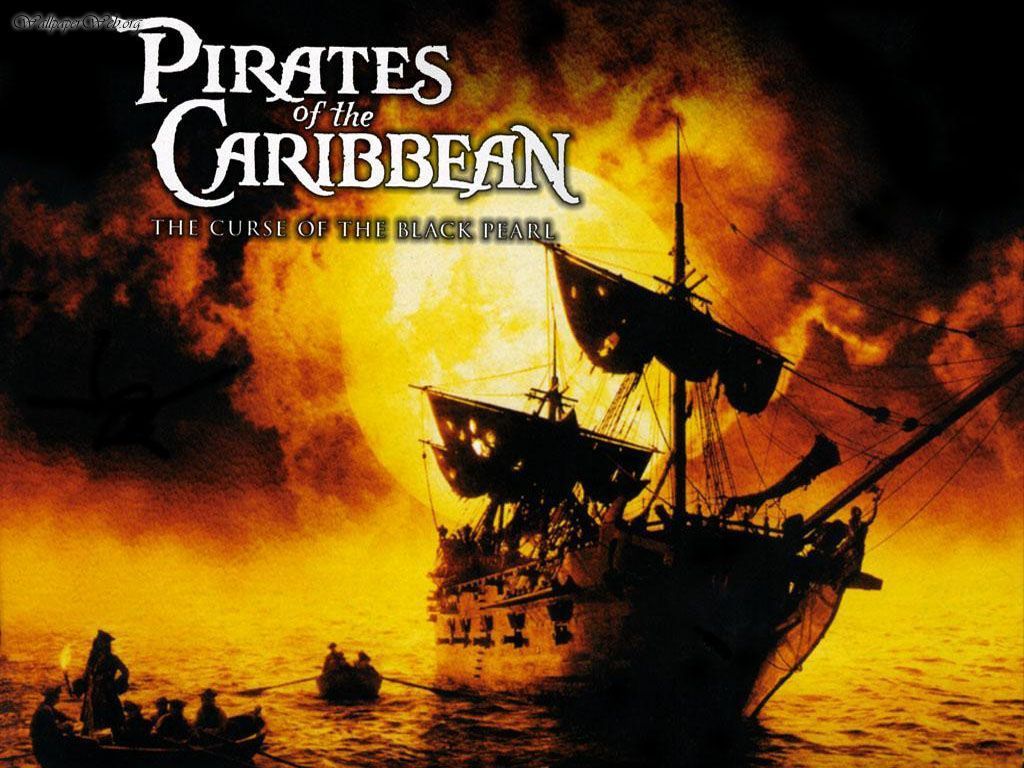 Black Pearl Ship HD Wallpaper Of The Caribbean Sunset