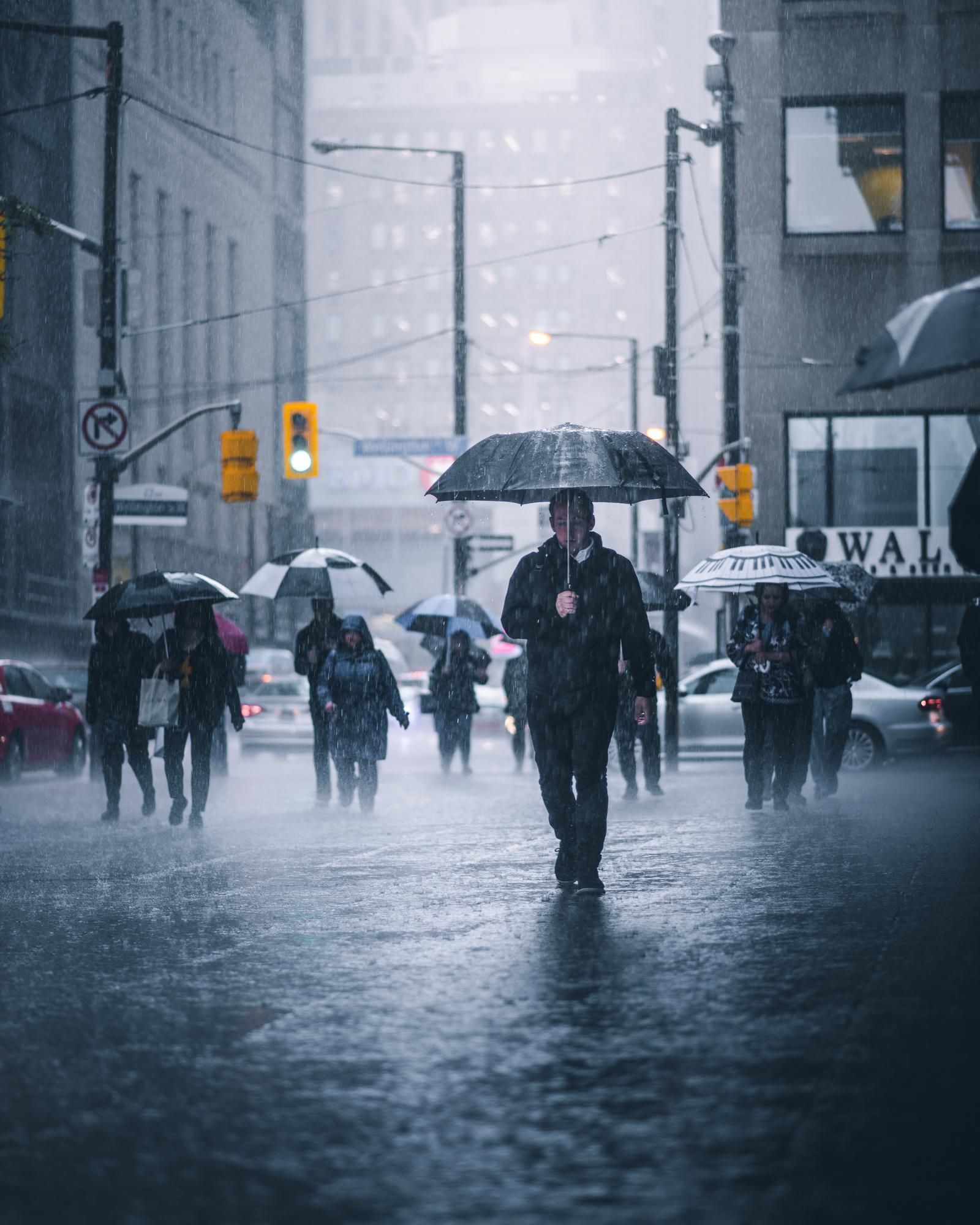 ITAP of people walking in the rain by jackjustdied. .. . #photos #amazingworld #world. Walking in the rain, Street photography people, City streets photography