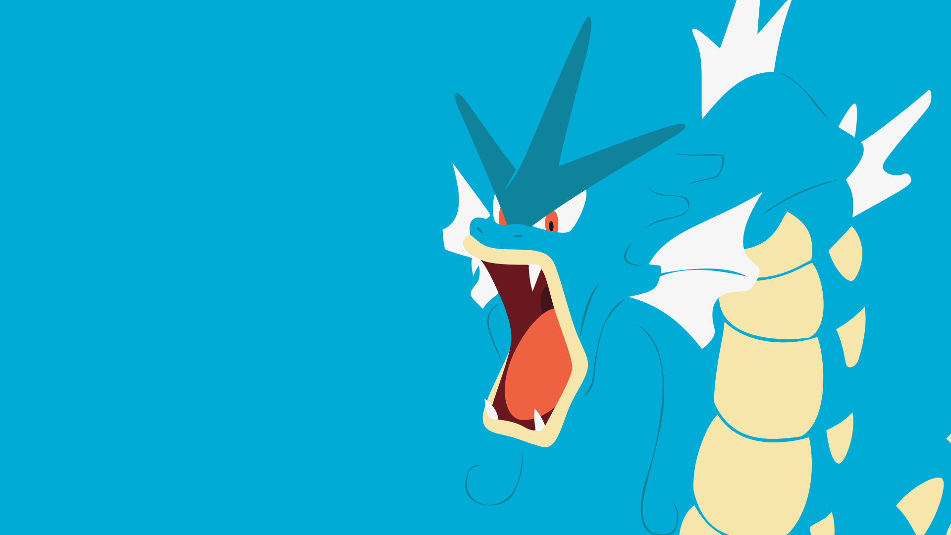 Pokemon Gyarados desktop PC and Mac wallpaper
