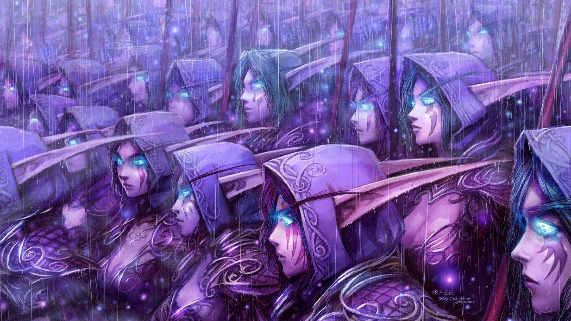 World Of Warcraft wallpaper. Night elf, World of warcraft wallpaper, Warcraft art