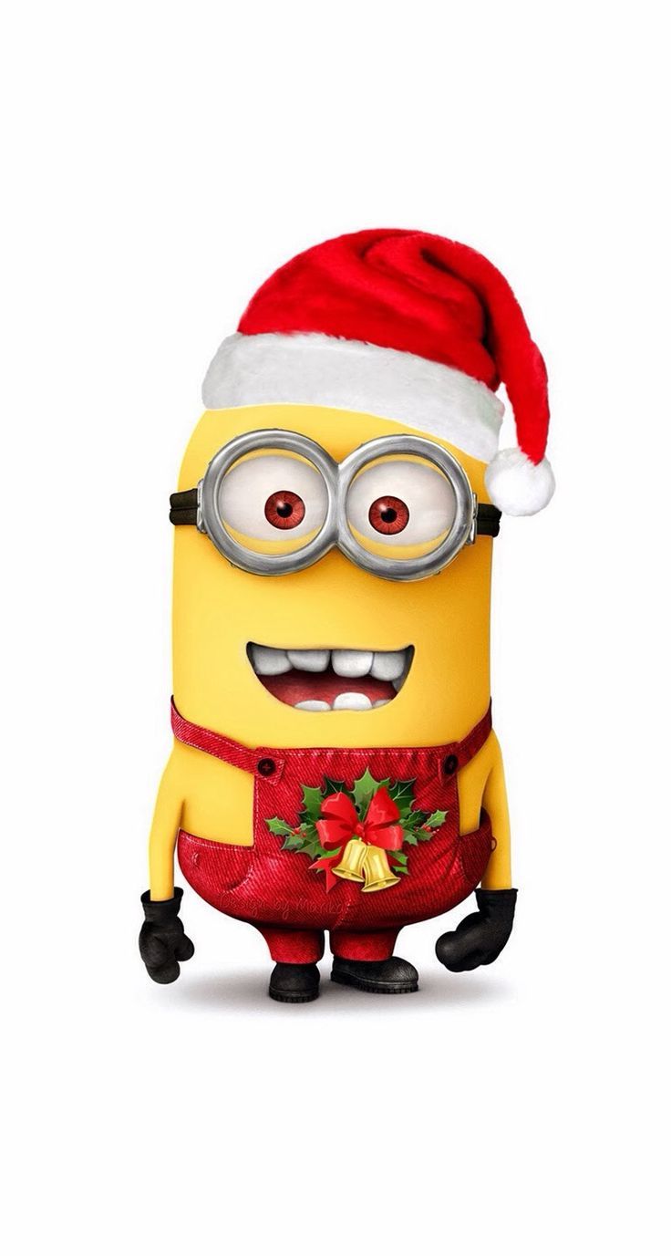 Free Fun Christmas Minion Wallpaper