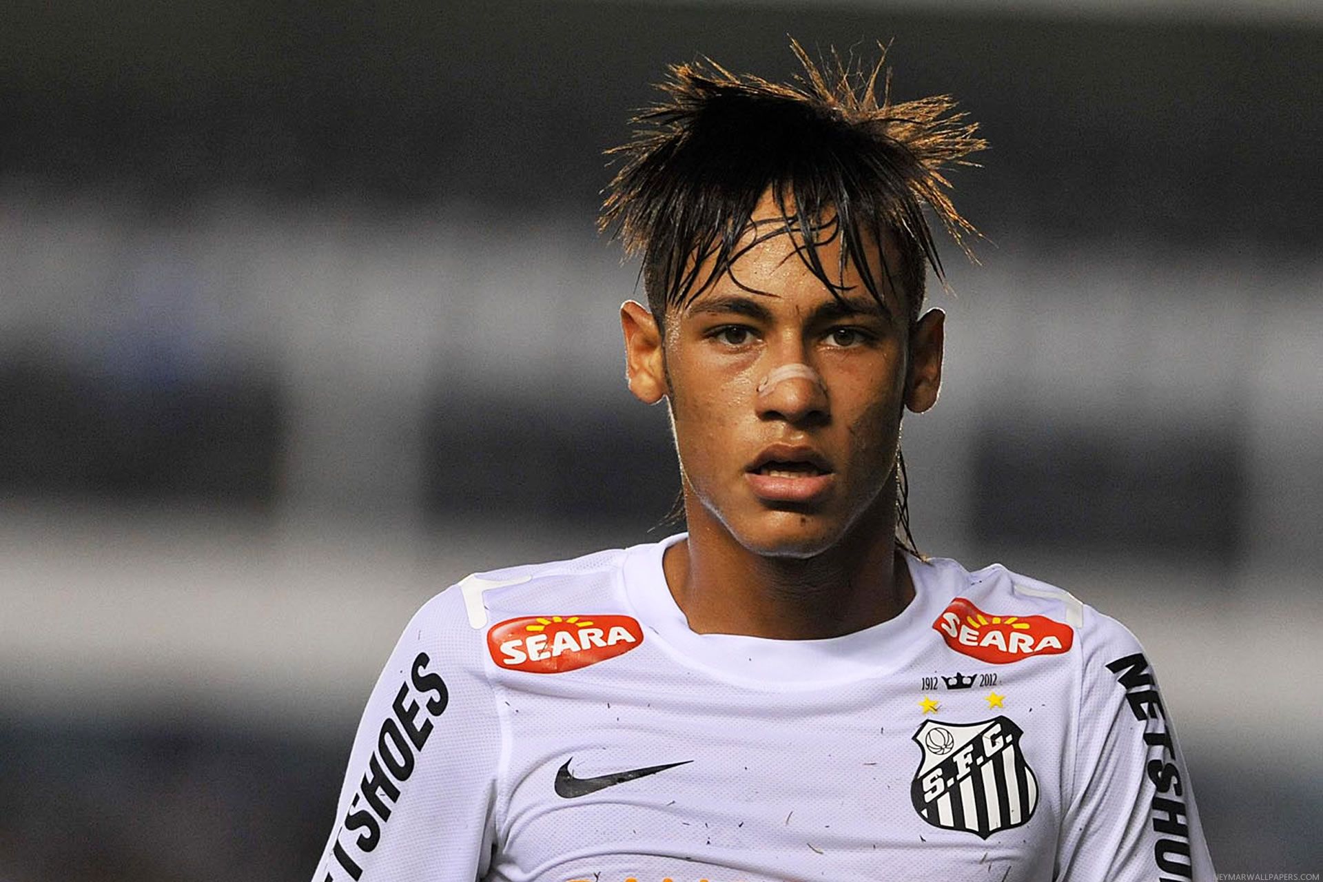 year old Neymar in Santos