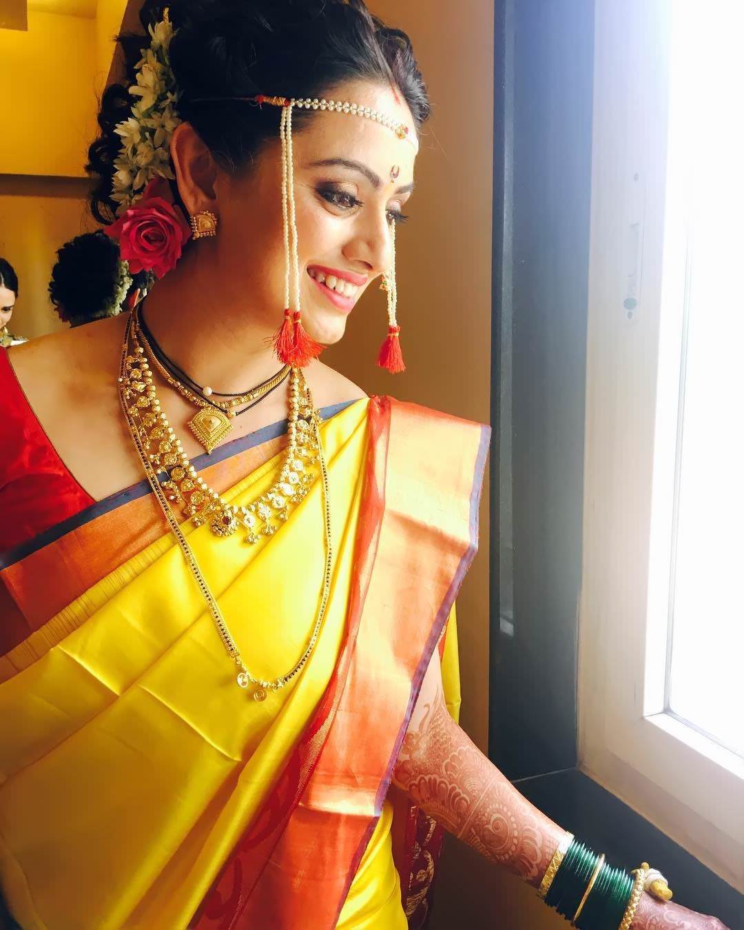 Marathi Actress Shruti Marathe Marriage Image Marathe Wedding Wallpaper & Background Download