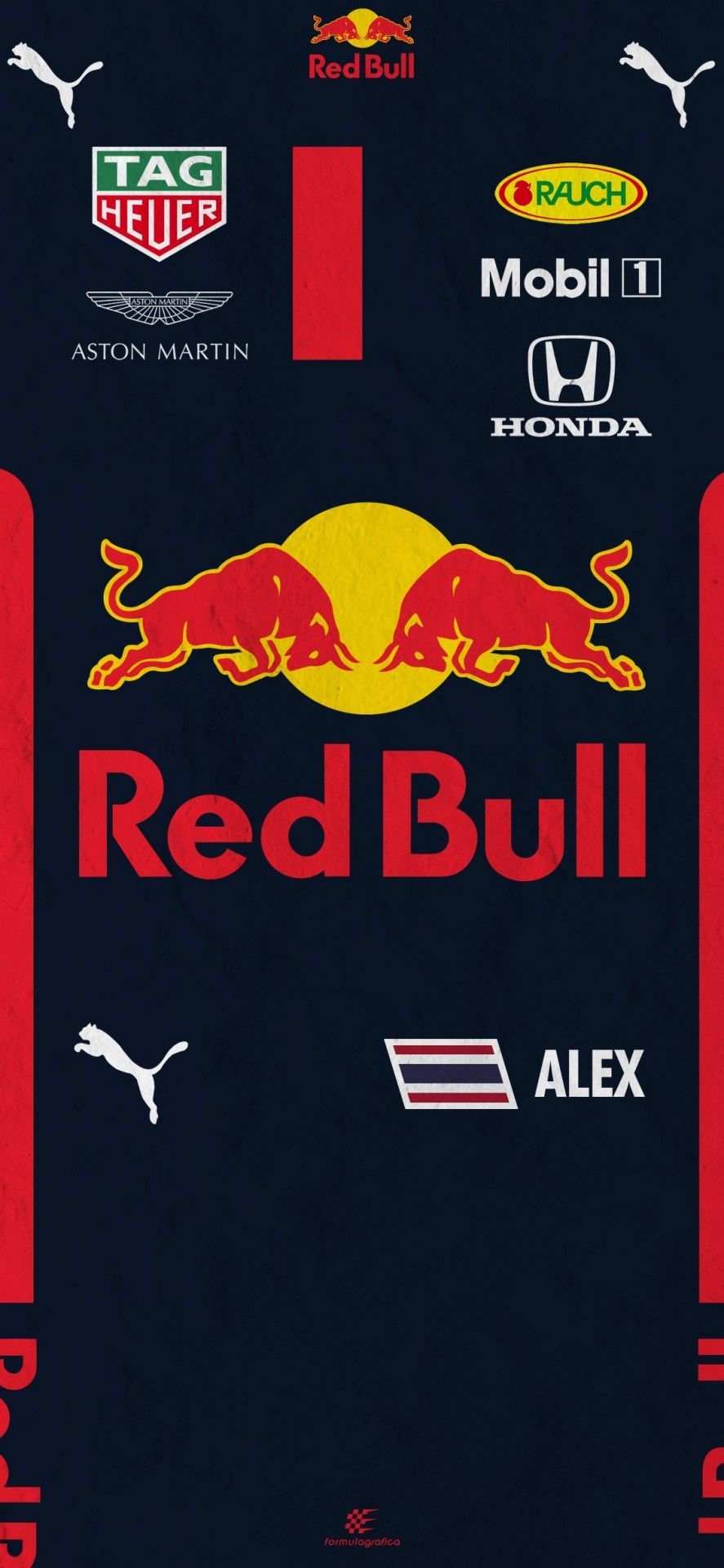 FormulaGrafica Albon team suit Martin Red Bull. Red bull racing, Red bull f1, Red bull