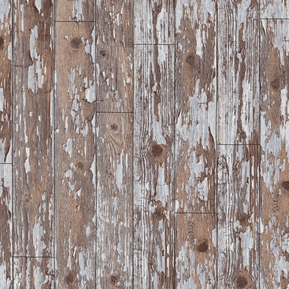 Arthouse VIP Wood Cabin Distressed Wooden Effect Brown Vinyl Wallpaper 622009. I Want Wallpaper