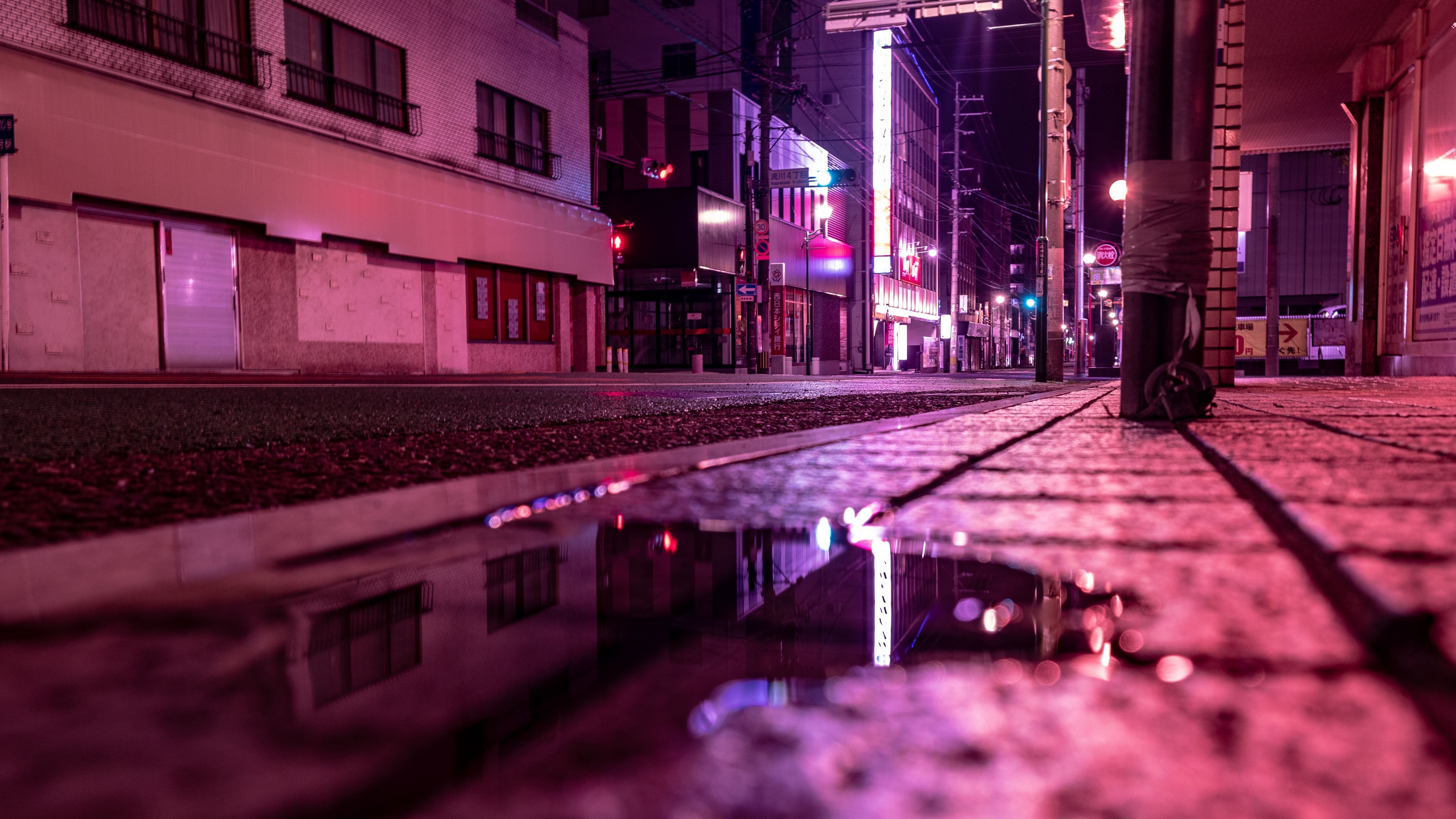 Street 4K wallpaper for your desktop or mobile screen free and easy to download