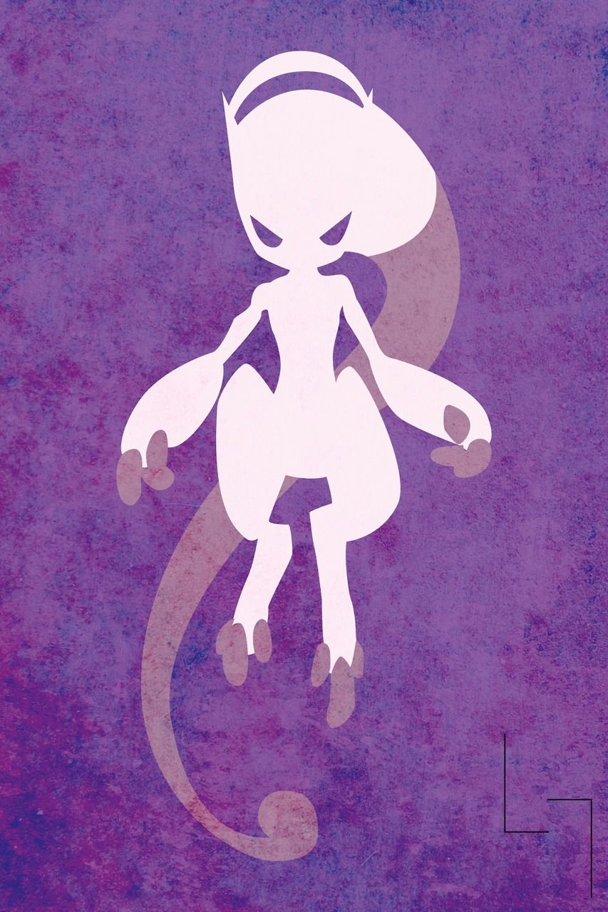 Anime Wallpaper HD: Pokemon Mewtwo Phone Wallpaper