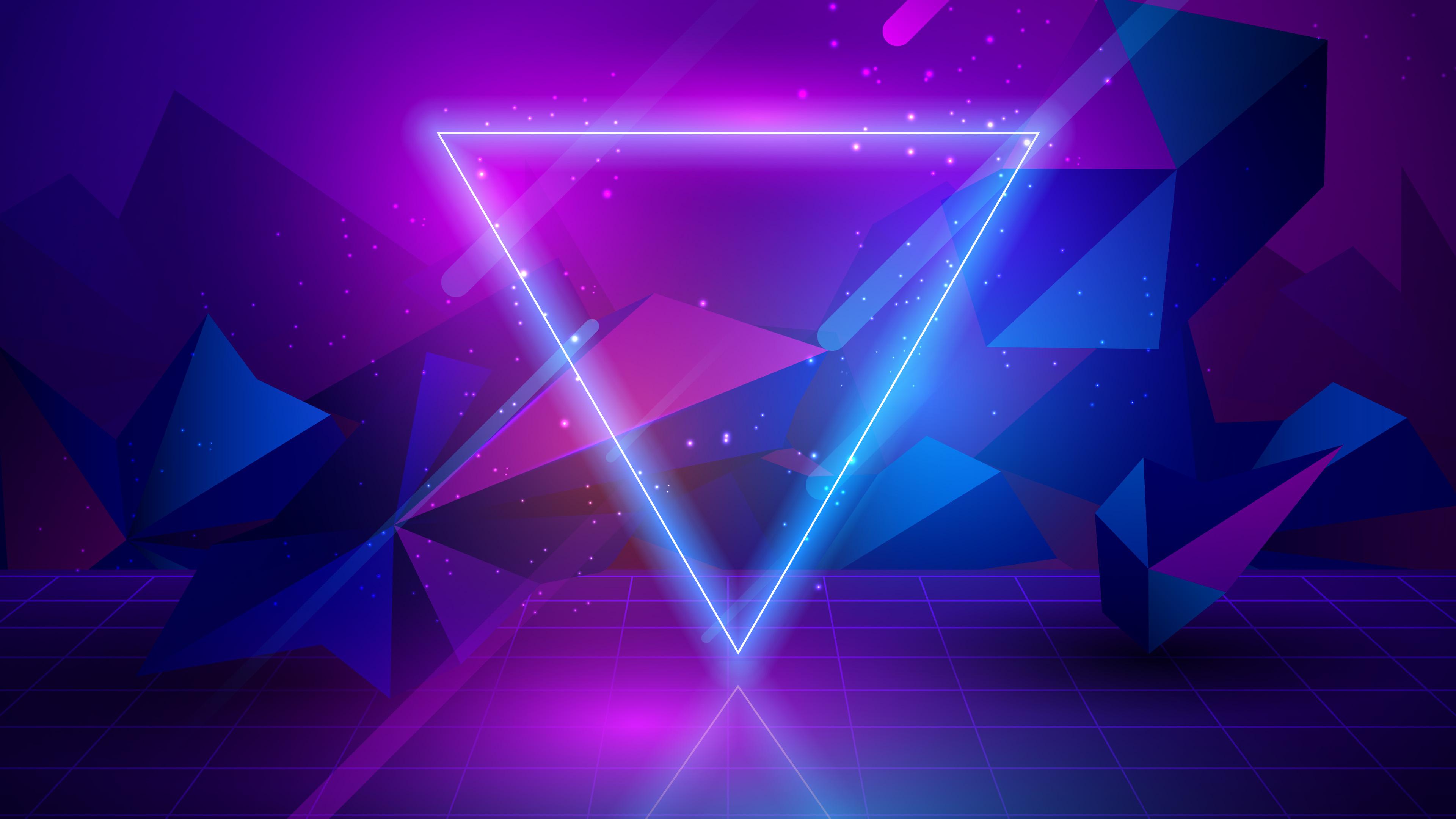 Neon 4K wallpaper for your desktop or mobile screen free and easy to download