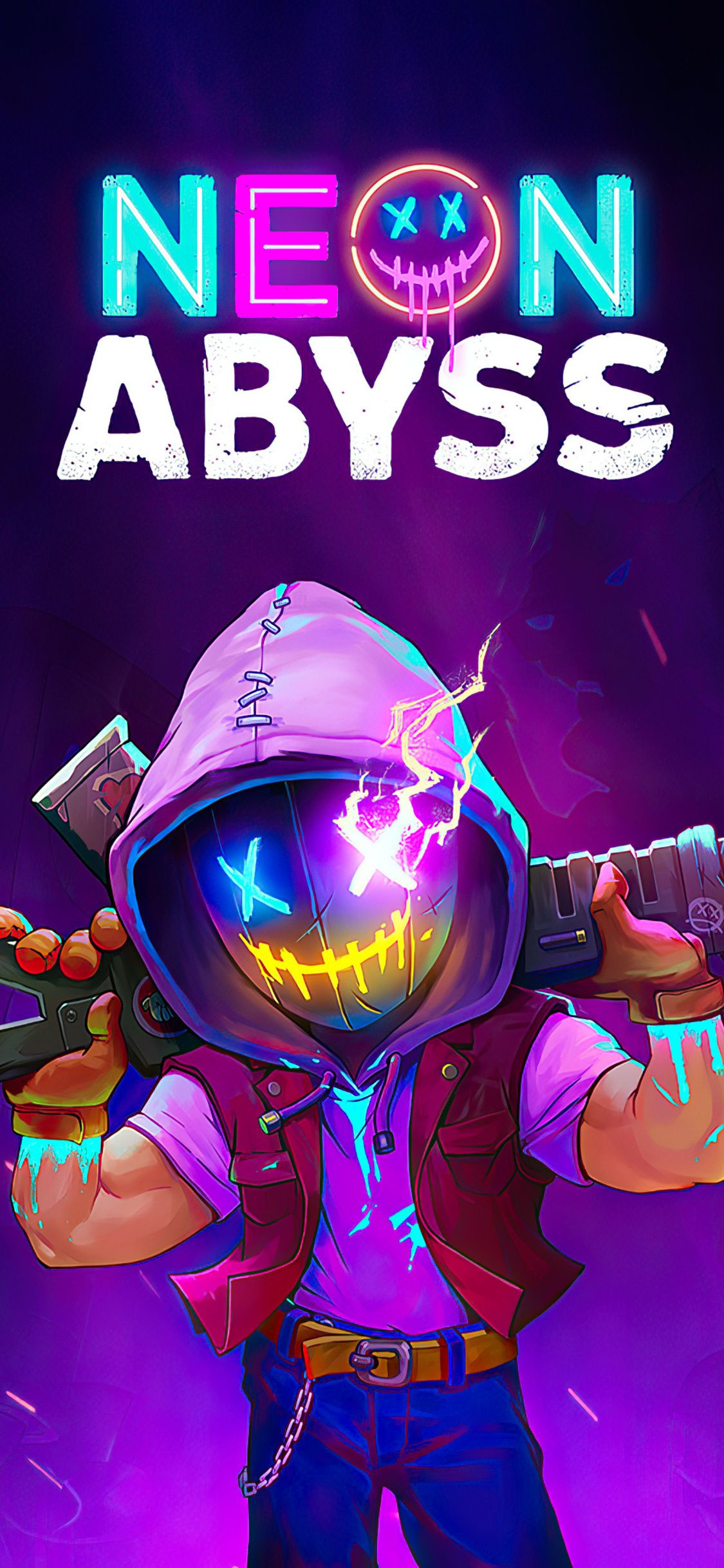 Neon Abyss 2020 iPhone XS, iPhone iPhone X HD 4k Wallpaper, Image, Background, Photo and Picture