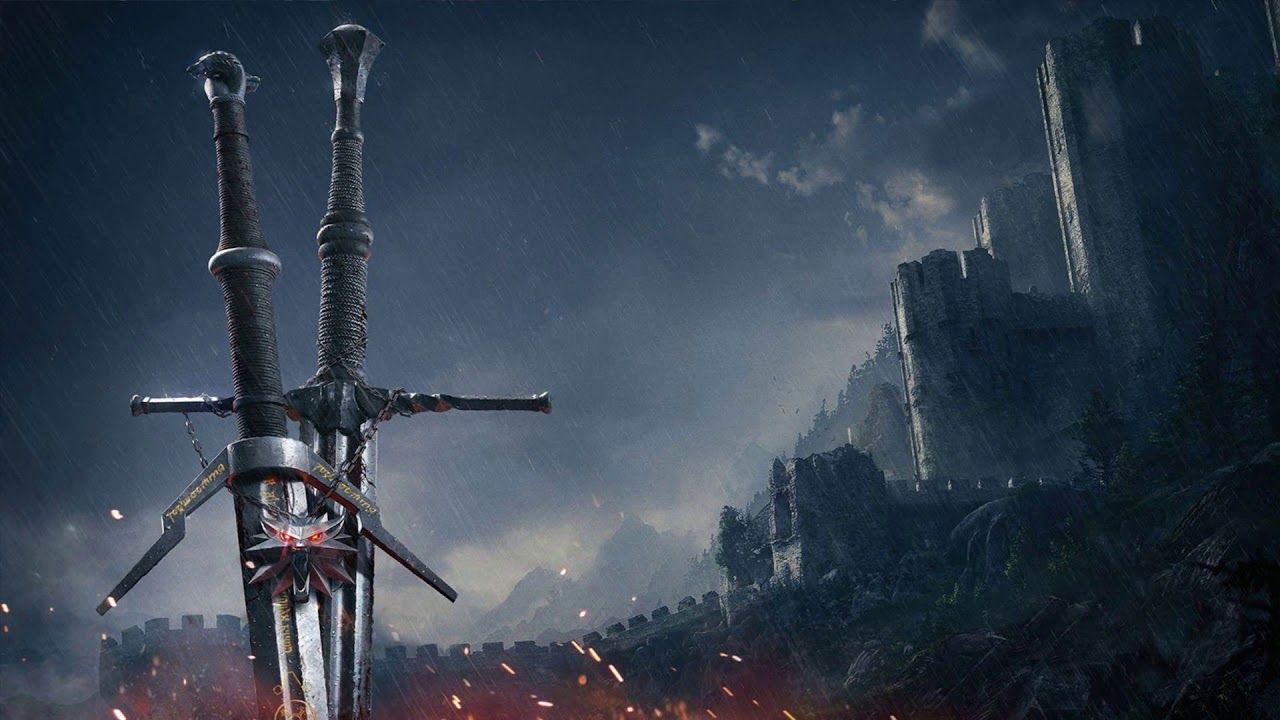 The Witcher 3: Wild Hunt Swords Animated Wallpaper