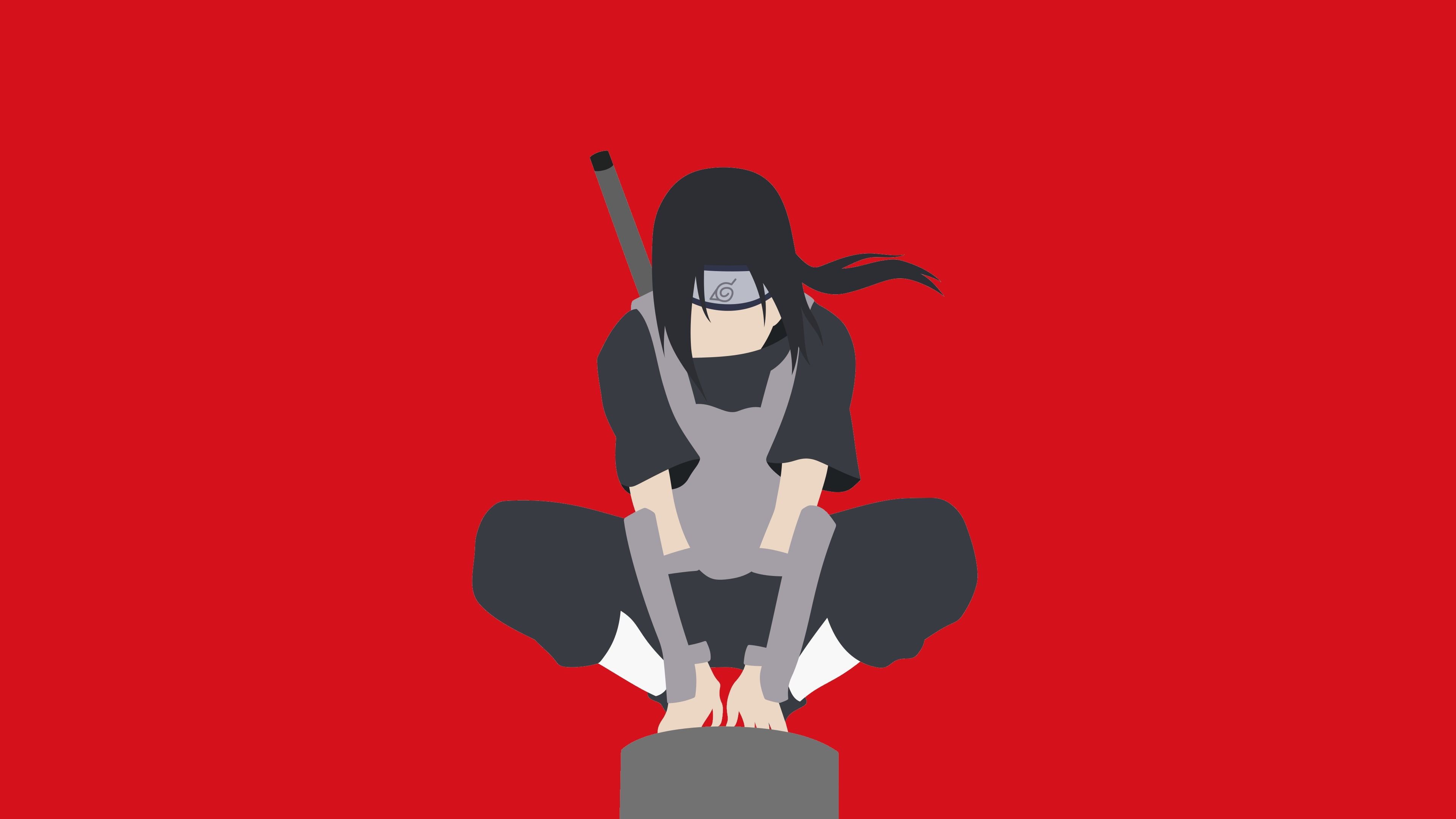 ninja illustration #anime Naruto Shippuuden #minimalism Uchiha Itachi K # wallpaper #hdwallpaper #desktop. Ninja illustration, Itachi, Itachi uchiha