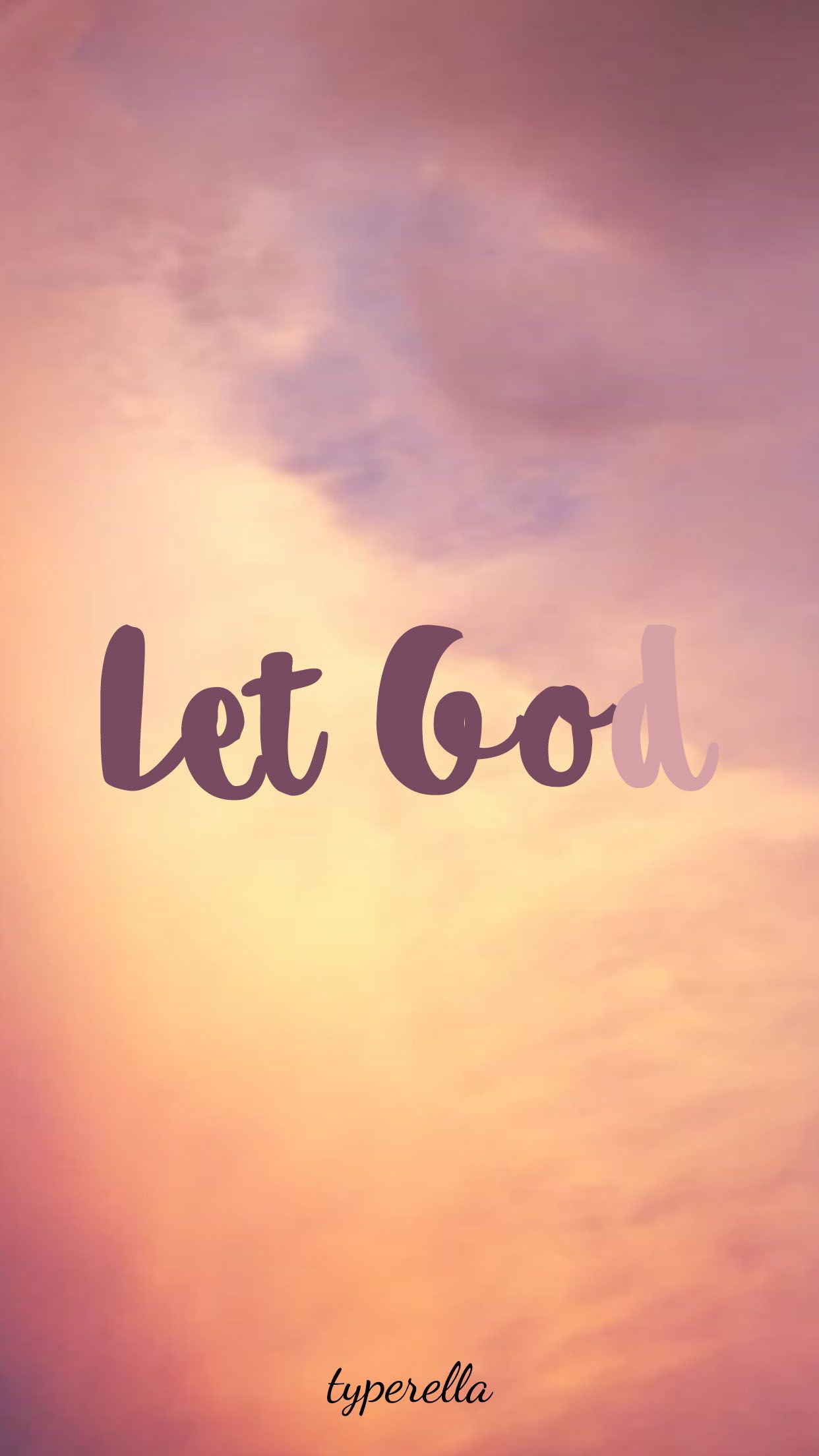 Let Go and Let God, Trust Him with all your heart