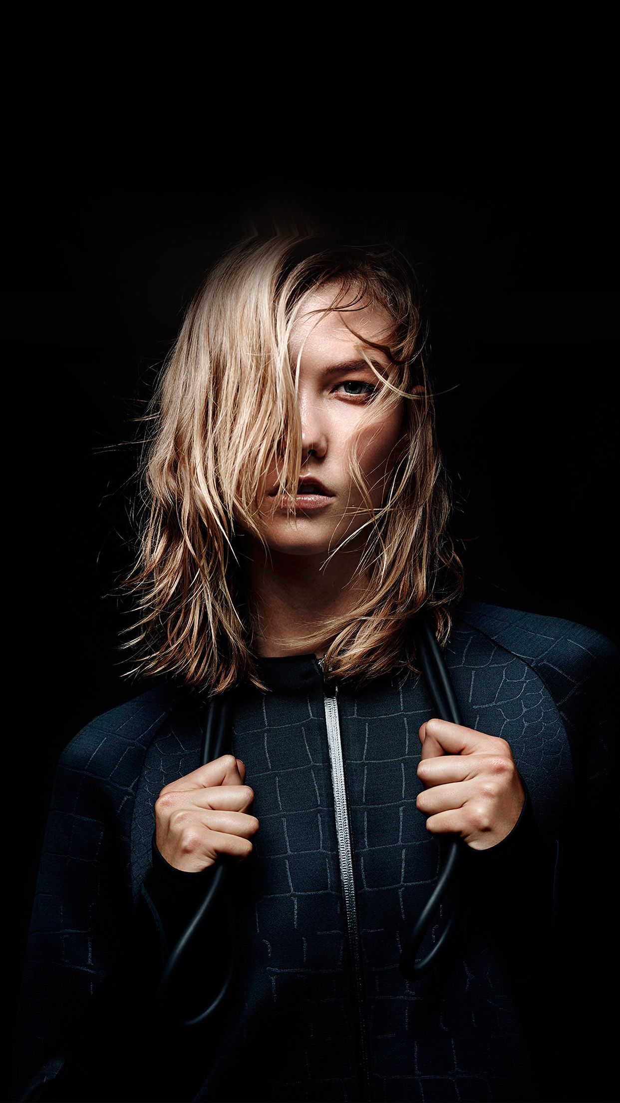 Karlie Kloss Dark Nike Model Android wallpaper HD wallpaper