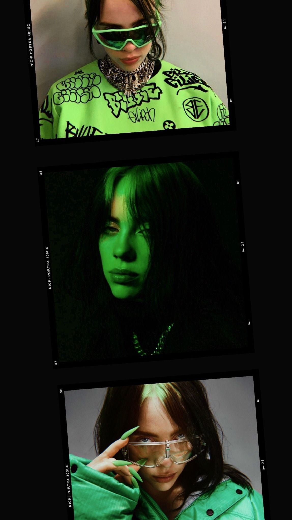 Green Aesthetic Billie Eilish Phone Wallpaper Fisoloji