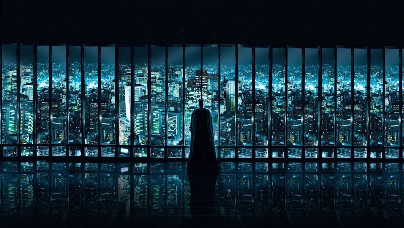 Batman at Gotham City