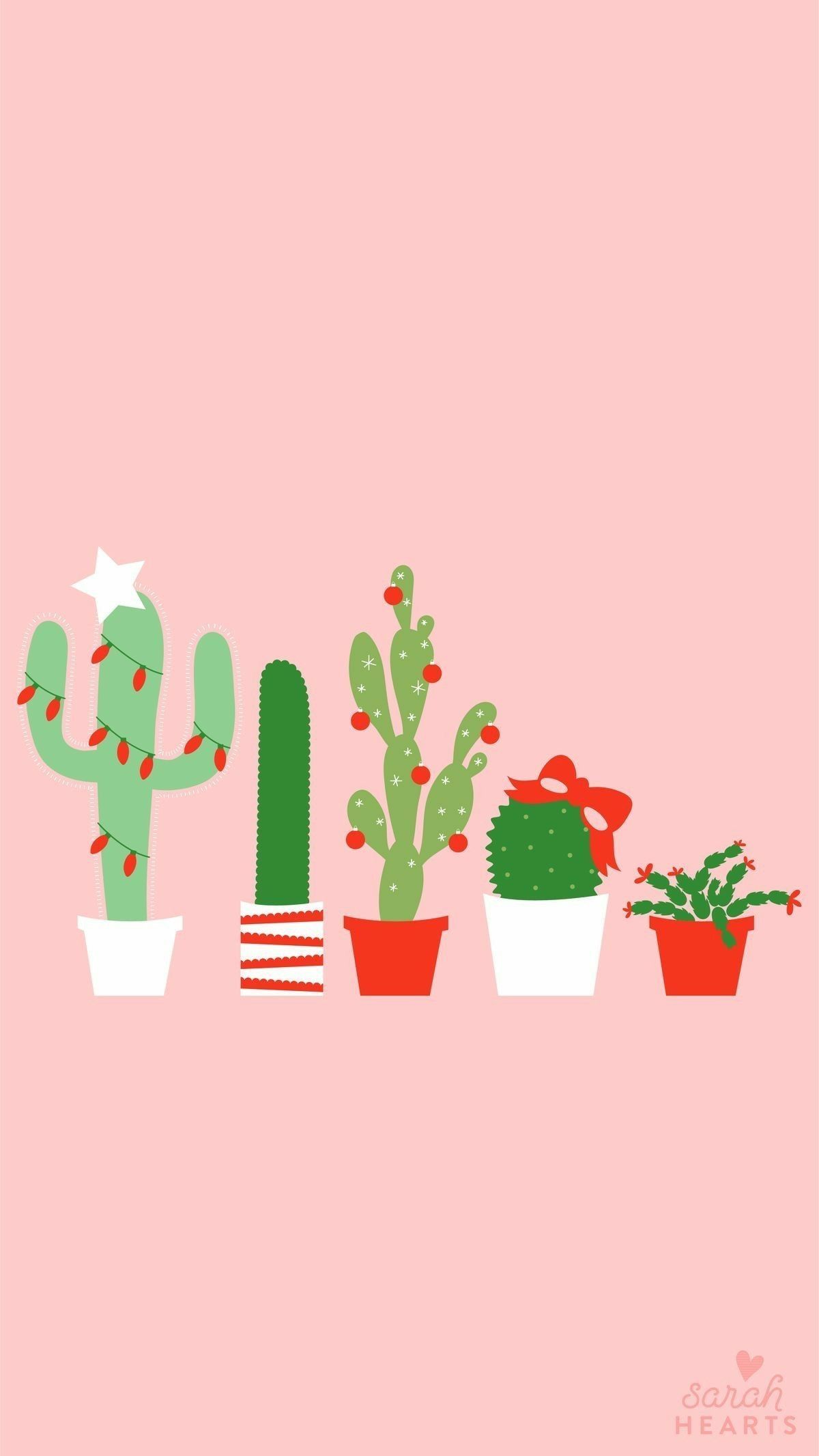 Christmas With Cactus Wallpapers - Wallpaper Cave