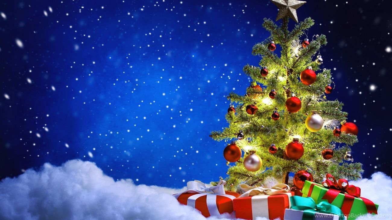 Christmas Wallpaper Tree With Gifts New HD Download Free. Christmas wallpaper, Tree desktop wallpaper, Snowy christmas tree