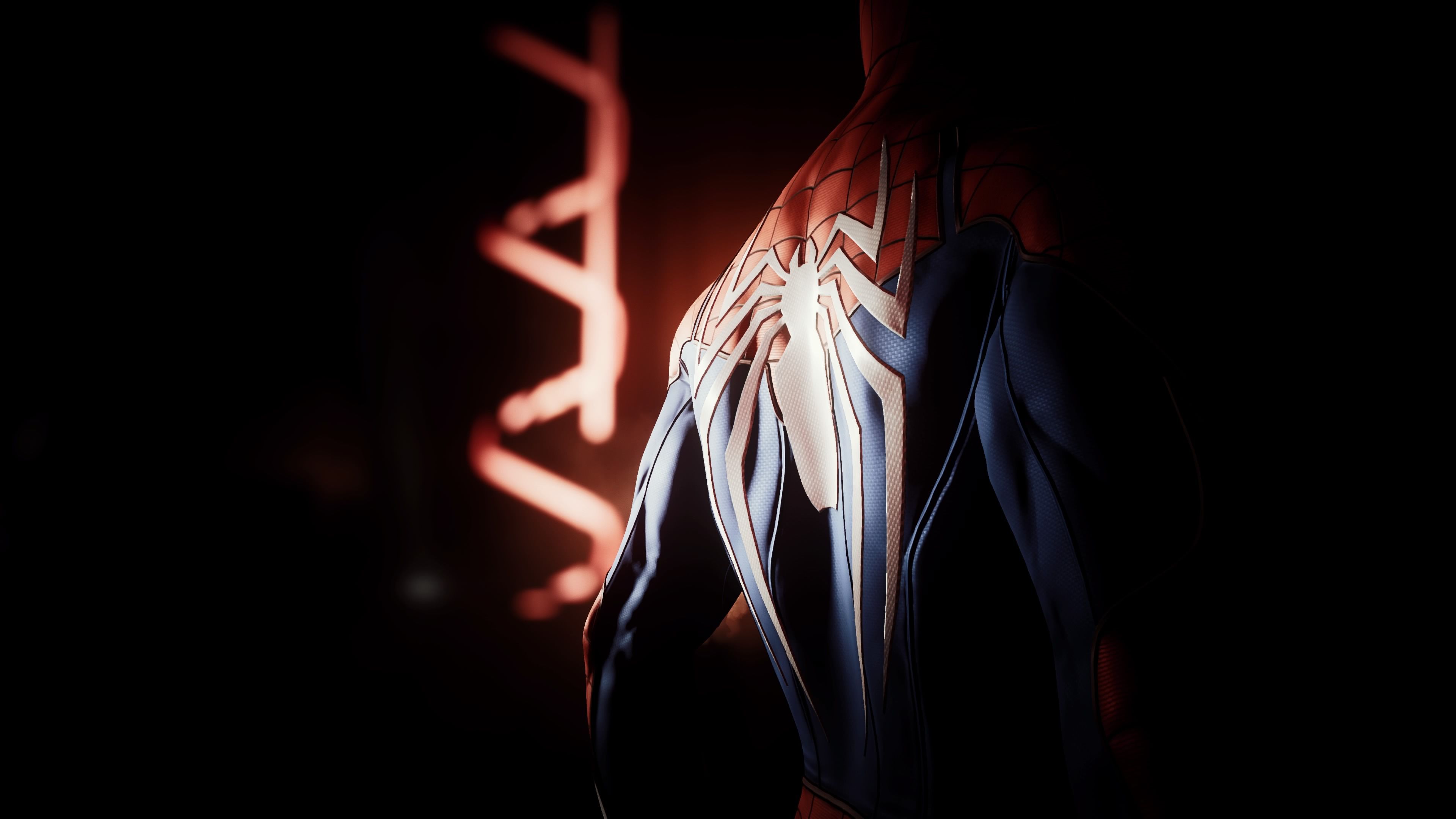 Spiderman Back Spider Logo 4k, HD Games, 4k Wallpaper, Image, Background, Photo and Picture