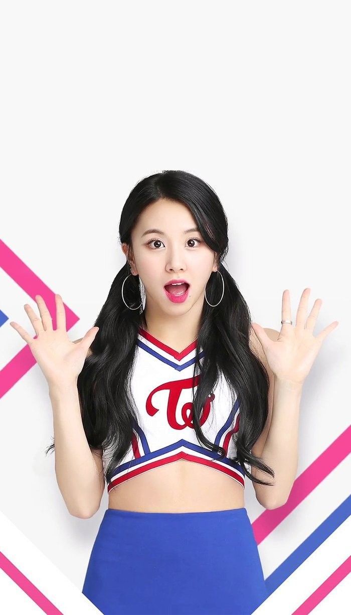 TWICE公式ゲームアプリTWICE -GO! GO! Fightin' (wallpaper). Twice chaeyoung, Chaeyoung twice, Twice wallpaper