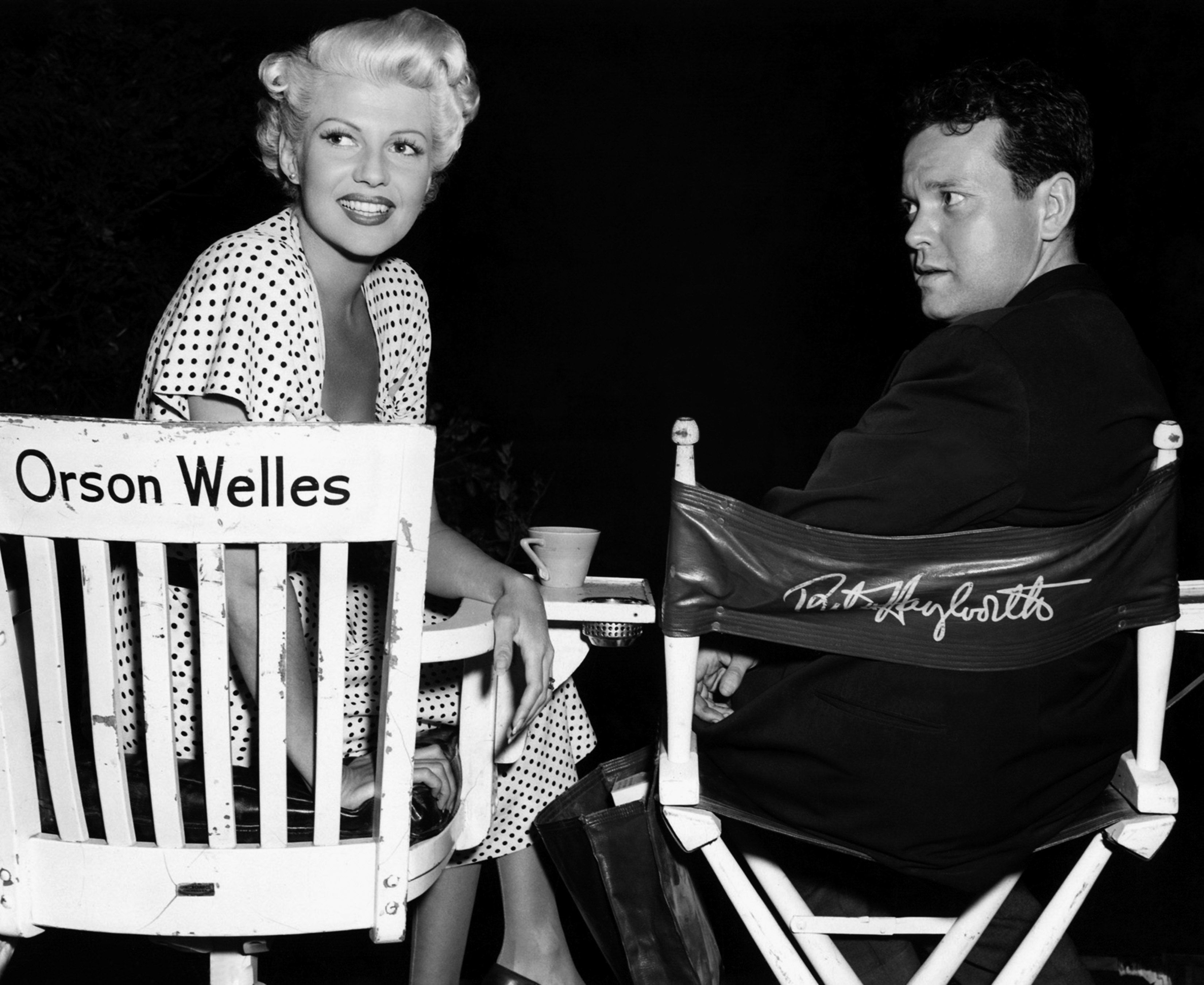 Rare Photo of Old Hollywood Stars on Set the Scenes Movie Photo
