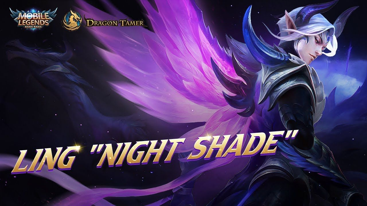 Ling New Skin. Night Shade. Dragon Tamer. Mobile Legends: Bang Bang