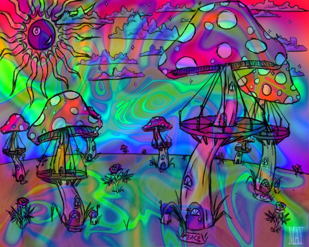 trippy drug drawings