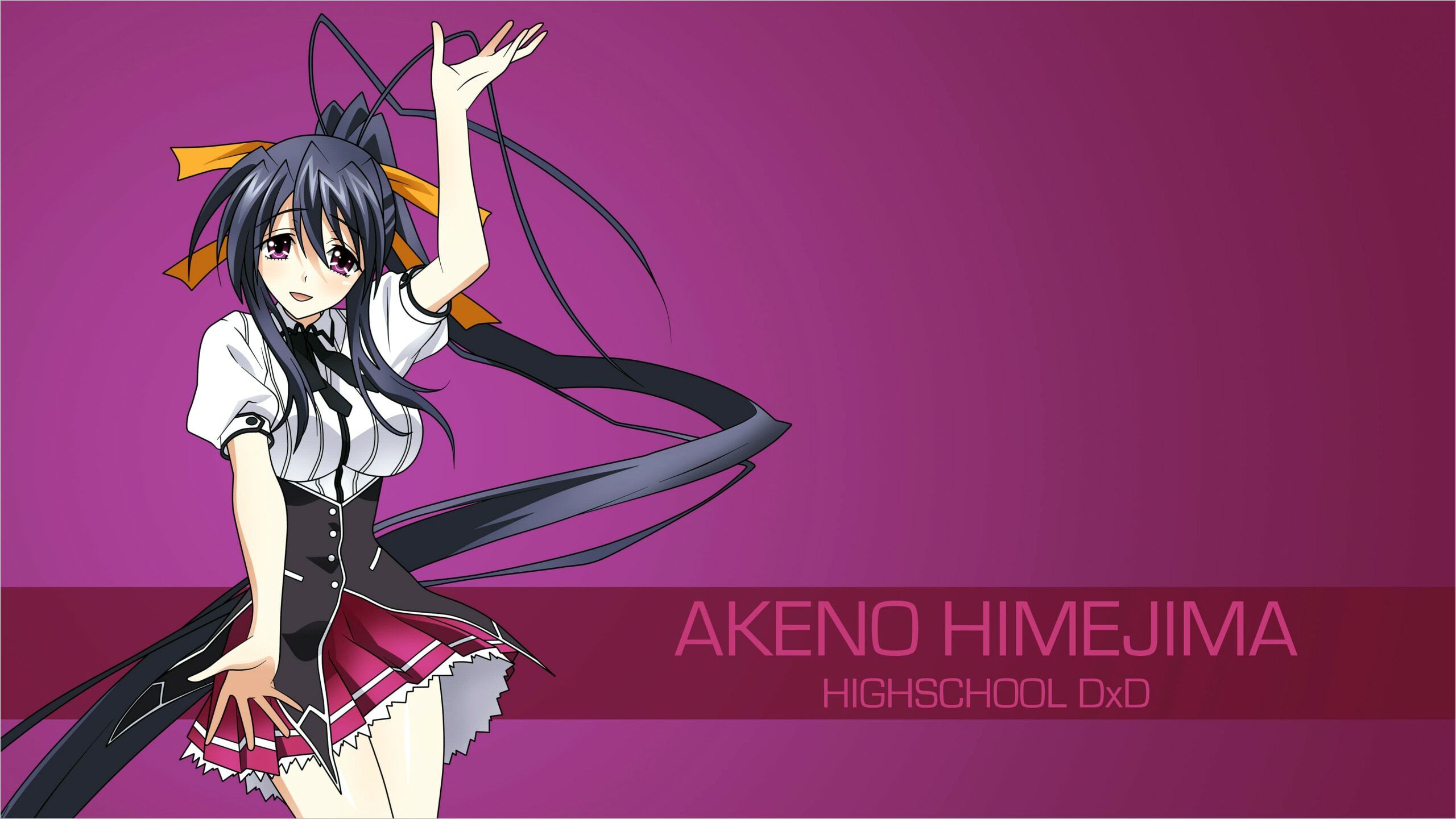 Akeno Himejima 4k Wallpaper. Highschool dxd, Dxd, Anime