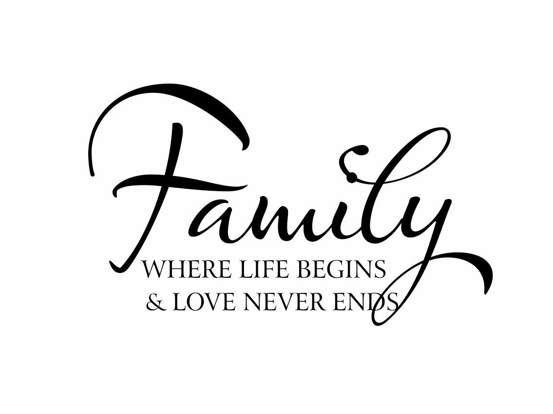Family White Background Isolated Picture