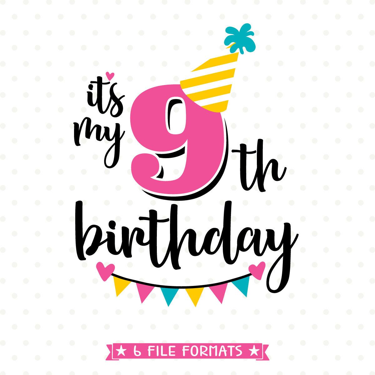 Birthday SVGs for Silhouette and Cricut