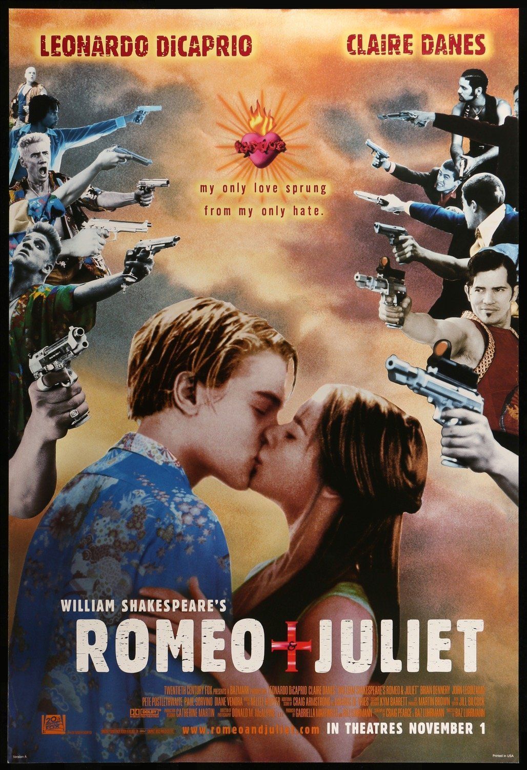 Romeo and Juliet (1996). Juliet movie, Romeo and juliet poster, Movie posters