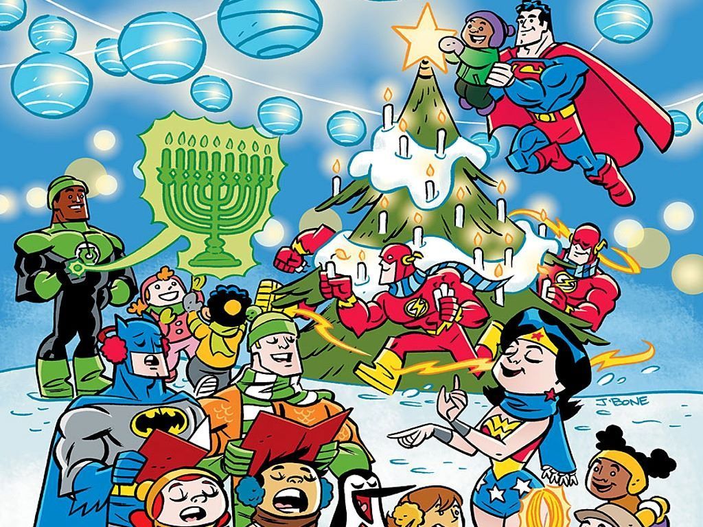 Comics Wallpaper Dc Universe Christmas. Christmas Comics, Superhero Christmas, Comics