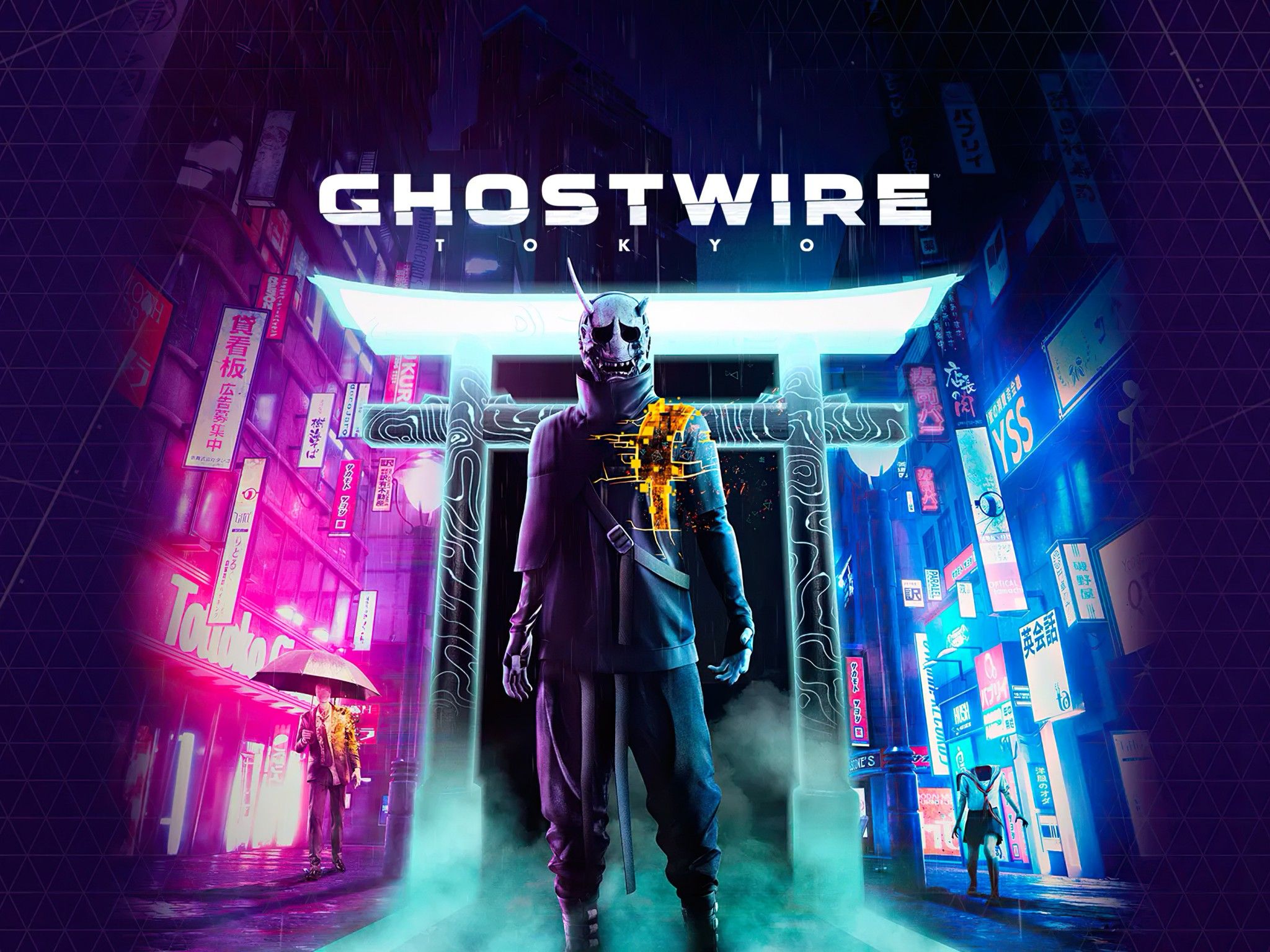 GhostWire: Tokyo 4K Wallpaper, PlayStation PC Games, 2021 Games, Games