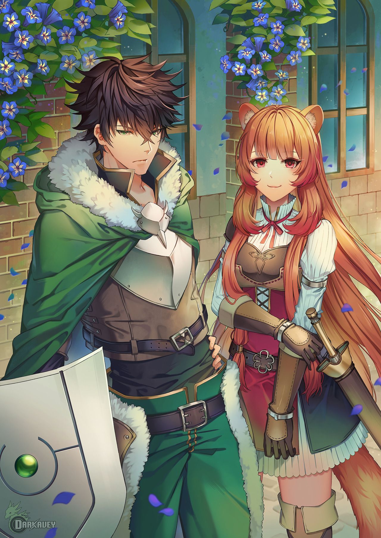 Animepopheart: Darkavey. Naofumi Raphtalia The Rising Of The Shield Hero Republished W Permission Visit My Fb. Anime, Anime Characters, Anime Shows