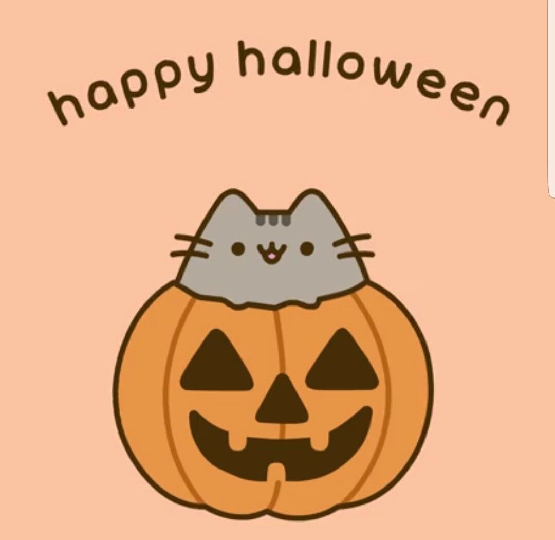 happy halloween. Happy halloween, Cute stickers, Pusheen cat