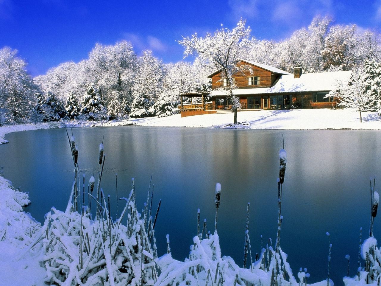 Country Winter Wallpaper
