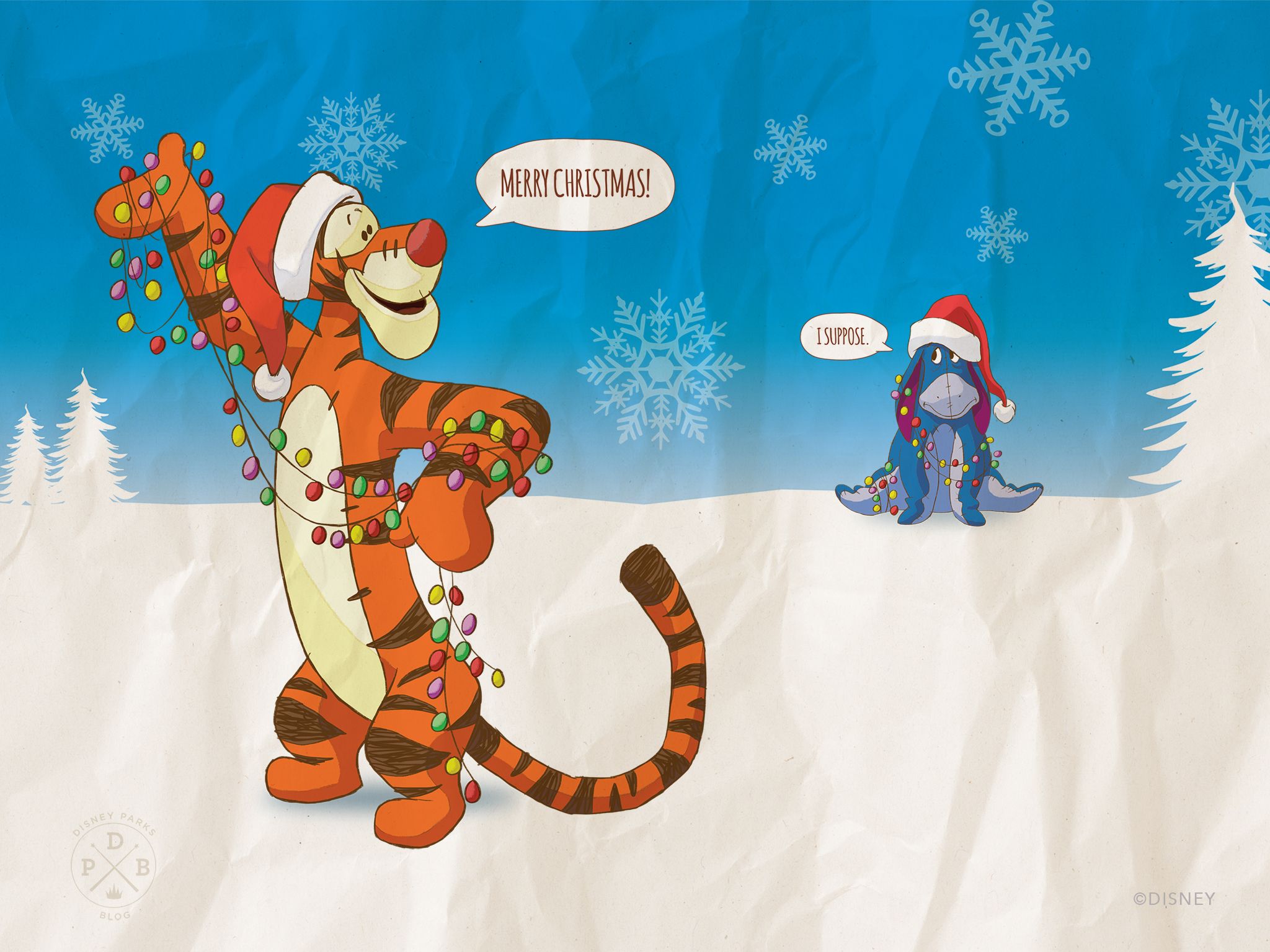 Mickey & Minnie Mouse 2018 Holiday Wallpaper