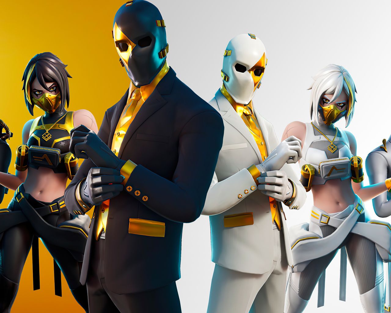 Fortnite Shadow And Ghost Team 1280x1024 Resolution Wallpaper, HD Games 4K Wallpaper, Image, Photo and Background