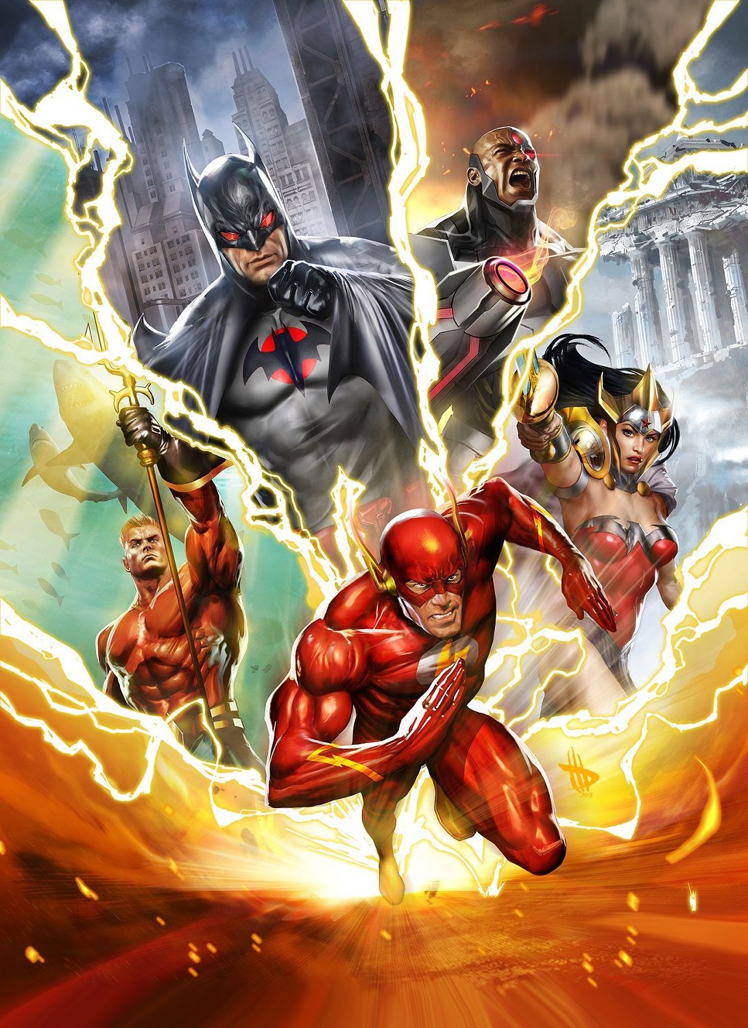 JUSTICE LEAGUE: THE FLASHPOINT PARADOX. Flash point paradox, Justice league, Animated movies