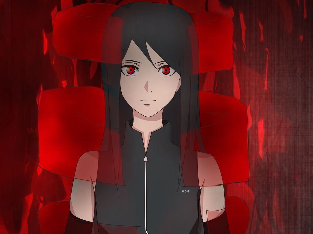 Sarada Uchiha Mangekyou Sharingan Wallpapers Wallpaper Cave