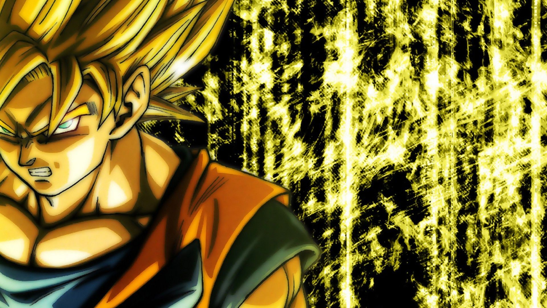 HD Goku Super Saiyan Background .wallpapercute.com