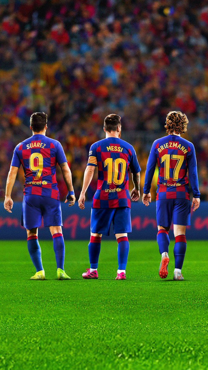 Barça Universal, Messi, Griezmann wallpaper. [