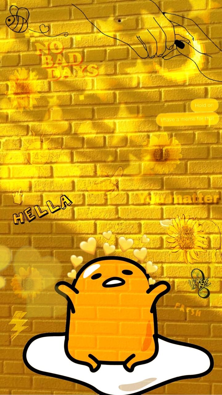 Aesthetic, Egg, And Lazy Egg Image Cute Wallpaper Yellow Wallpaper & Background Download